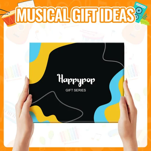 Vista 3 de HAPPYPOP Regalos de notas musicales para hombres, calcetines novedosos para piano de guitarra, regalos de batería para amantes de la música