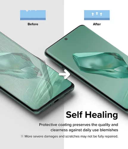 Vista 7 de Ringke Película doble fácil [protección de 4 capas] compatible con OnePlus 12, protector de pantalla de cobertura completa con herramienta