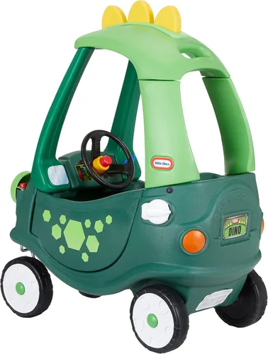 Vista 3 de Little Tikes Cozy Coupe Dinosaur - Exclusivo de Amazon, grande, verde