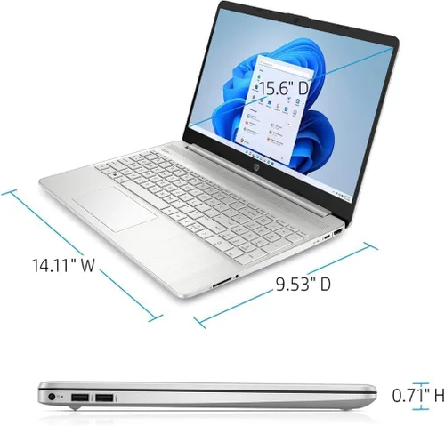 Vista 9 de hp - Laptop con pantalla táctil de 15,6" -Intel Core i3-1115G4 (hasta 4,1 GHz con Intel Turbo Boost), 8 GB DDR4 RAM, 256 GB SSD, cámara web, HDMI