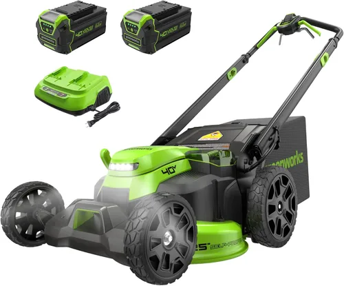 Vista 16 de Greenworks Cortacésped inalámbrico sin escobillas de 40 V 21 pulgadas (ritmo inteligente / autopropulsado) (más de 75 herramientas compatibles), (2)
