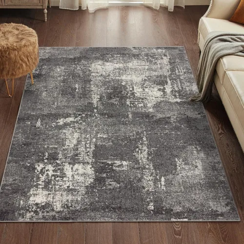 Vista 4 de LUXE WEAVERS Alfombra abstracta moderna gris 5x7