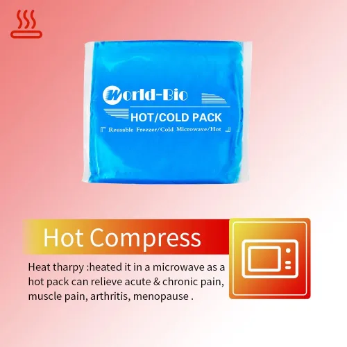 Vista 4 de Bolsas de hielo de gel grandes para lesiones, compresas reutilizables para aliviar el dolor, rehabilitación, paquete de gel de hielo cómodo, terapia