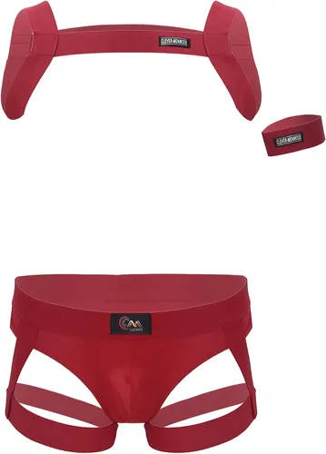 Vista 22 de Jockstrap Lucha Sencillo Bolsa Hebilla Bolsa Leotardo Ropa Interior Arnés Monos