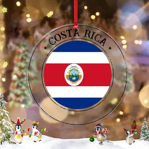 Vista 9 de Adornos de Navidad de Bolivia 2022, adorno de bandera de Bolivia para decoración de árbol de Navidad, recuerdo de ciudad de campo de Bolivia