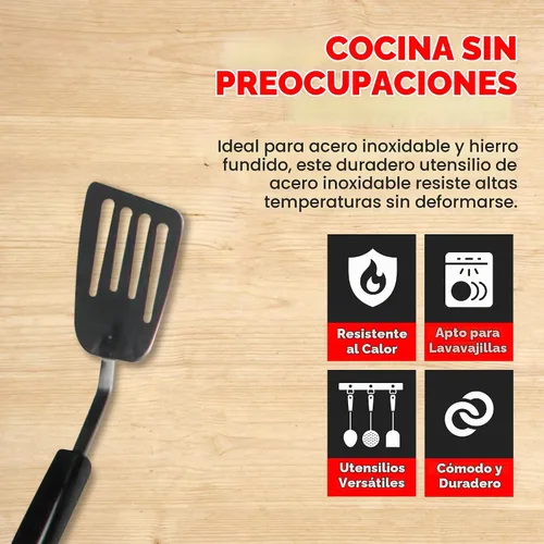 Vista 3 de Chef Craft Select - Volteador/Espátula, 10.5 pulgadas, acero inoxidable