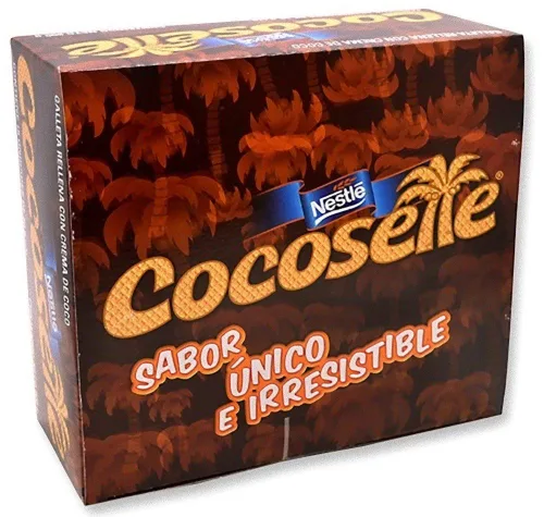Vista 4 de Nestle Cocosette - Paquete de 24 galletas rellenas de crema de coco/galleta rellena con crema de coco