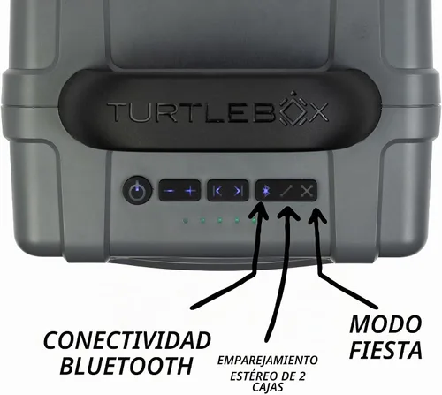 Vista 6 de Turtlebox Altavoz Bluetooth para exteriores Cub, gris