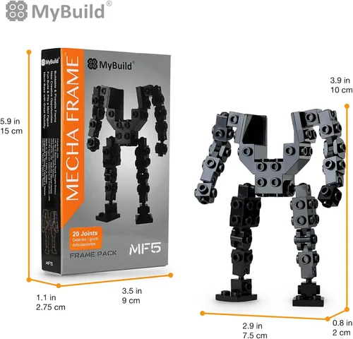 Vista 6 de MyBuild Mecha Frame Pack MF5 - Construye y personaliza tu propio Mech con facilidad, recomendado para mayores de 10 años