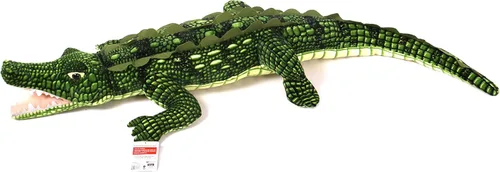 Vista 7 de TigerHart Kuwat El cocodrilo de agua salada – 56 pulgadas de largo grande de peluche de cocodrilo de peluche