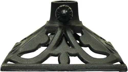 Vista 2 de TIKI Soporte de Antorcha de Hierro Fundido – Resistente, Independiente y Resistente a la Intemperie Base de Antorcha para Patio, Jardín, Terraza