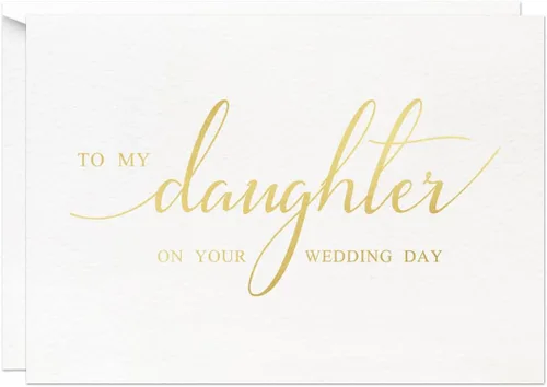 Vista 7 de MAGJUCHE Tarjeta de boda con texto en inglés «To My Brother On My Wedding Day», tarjeta de boda