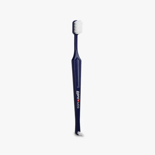 Vista 3 de Paro Cepillo de dientes M39 Cepillo de dientes extra sensible con cerdas medias e intercambiable Inter Space F 5 filas, 39 mechones