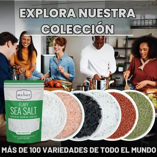 Vista 6 de Sea Salt Superstore Sal marina kosher de grano grueso para molinillo, bolsa
