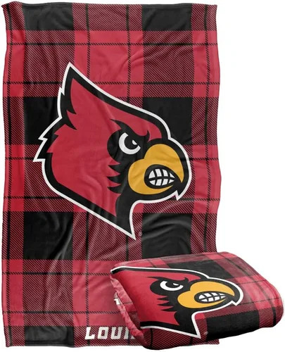 Vista 218 de LOGOVISION St John's University Campus Plaid Spirit Silky Touch Manta súper suave 36 x 58 pulgadas