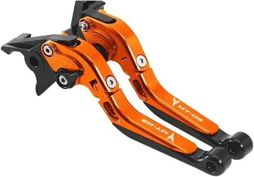 Vista 7 de F Palanca de freno para motocicleta CNC ajustable plegable extensible palanca de embrague de freno para Yamaha MT03 MT 03 Mt-03 2005-2014 Y