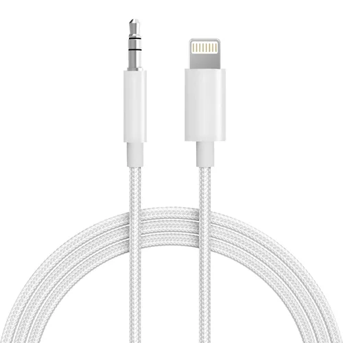 Vista 16 de Cable auxiliar para iPhone, [Certificado Apple MFi] Cable AUX Lightning a 3.5 mm para estéreo de coche, altavoz, auriculares, cable de audio