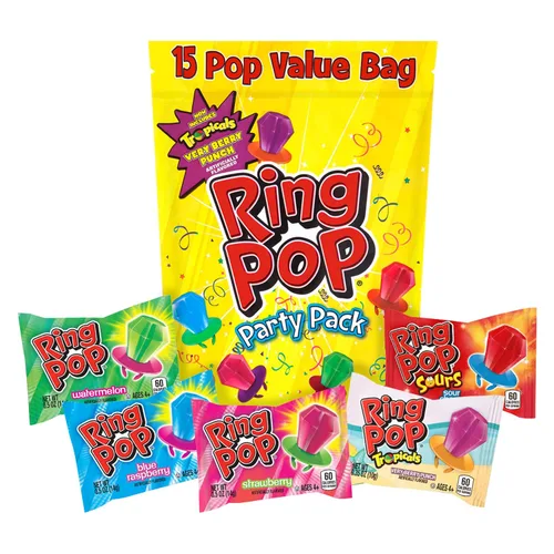 Vista 6 de Ring Pop caramelos duros que explotan
