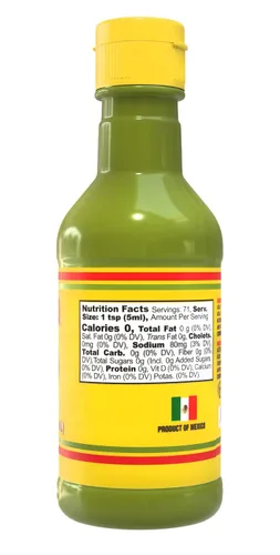 Vista 2 de El Pato Salsa picante de jalapeño verde mediana