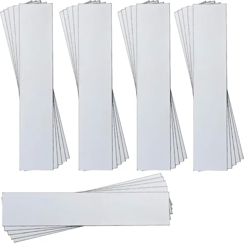 Vista 30 de Magna Visual - Tiras magnéticas precortadas de 1 x 6 pulgadas, color blanco, paquete de 25