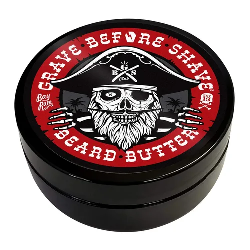 Vista 2 de Grave Before Shave Bay Rum - Mantequilla para barba, envase de 113 g