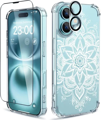 Vista 28 de Funda para iPhone 13 y iPhone 14 (6.1 pulgadas), funda protectora delgada de poliuretano termoplástico suave a prueba de golpes, bonito