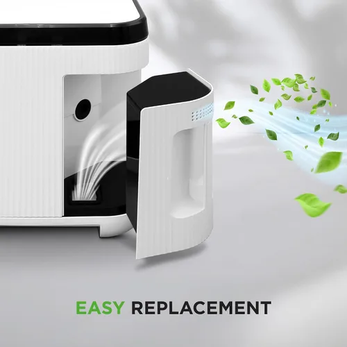 Vista 3 de Nutrichef Filtro de compostador de repuesto: reemplaza tu filtro eléctrico de abono de cocina Nutrichef Reemplazo óptimo cada 3-6 meses Fácil