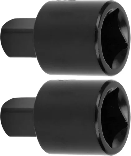 Vista 8 de Adaptador de llave de trinquete convertidor de acero de alto carbono 1/2 a 3/8 herramienta de conversión para aire de impacto y llave eléctrica, 2