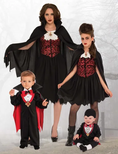 Vista 2 de Rubie's Disfraz de Miss Vampiro para adolescente, mediano, multicolor