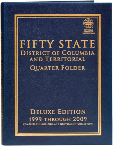 Vista 18 de Whitman Tablero Compacto para Coleccionista de Monedas - Mapa de Monedas de Estados Unidos, Serie de Cuartos de Moneda de 1999 – 2009 incluyendo DC