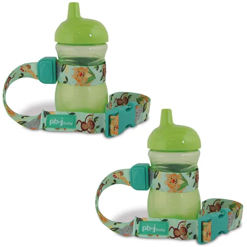 Vista 20 de PBnJ Baby SippyPal Sippy - Correa para portavasos (123, 2 unidades)