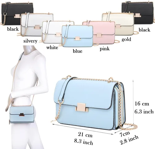 Vista 7 de BBTT.ful Women's Evening Handbags Rhinestone Purse Sparkling Crossbody Bag Wedding Prom Party Club Purses
