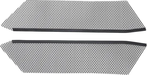 Vista 4 de HECASA Juego de malla de rejilla compatible con Chevy Chevrolet Corvette C8 2020-2024 malla frontal de panal de abeja protector interior rejilla