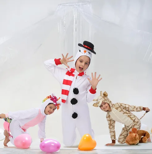 Vista 6 de Rabtero Disfraz de una sola pieza de animales para niños, disfraz unisex de unicornio, disfraz de unicornio para niños, Halloween, Navidad