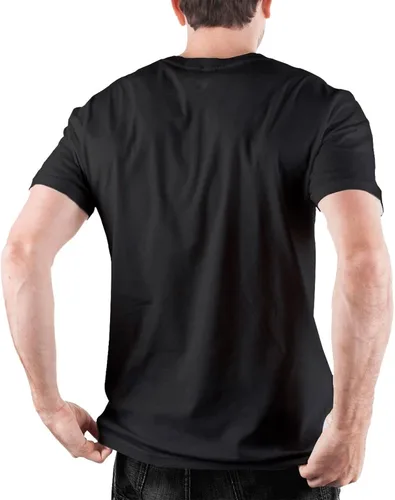 Vista 2 de Youth Men Short-Sleeve Shirt Hawaiian Shirts Cotton Crew Neck T-Shirt Tops Clothing for Men T-Shirts