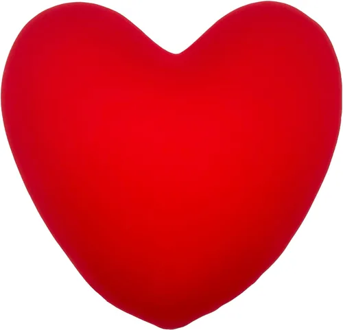 Vista 5 de Almohada decorativa de microcuentas en forma de corazón, funda súper suave y deliciosamente esponjosa de 14 x 13 pulgadas
