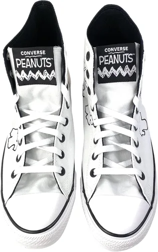 Vista 9 de Converse Chuck Taylor All Star Peanuts - Tenis de caña alta, BlancoNegroRojo Señal
