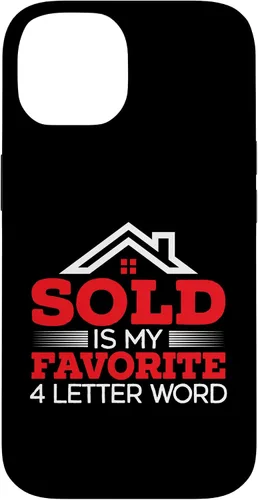 Vista 4 de iPhone 16 Sold Is My Favorite 4 Letter Word Real Estate Agent Realtor Case