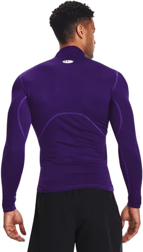 Vista 2 de Under Armour ColdGear - Camiseta de compresión para hombre, con cuello alto falso