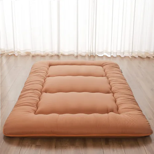 Vista 10 de Zelladorra Colchón japonés de suelo, colchón futón con bolsa de almacenamiento portátil y funda lavable, tapete de tatami grueso enrollable adecuado