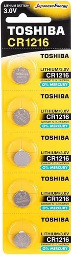 Vista 5 de Toshiba CR1216 - Paquete de ampolla resistente a los niños (2 baterías)