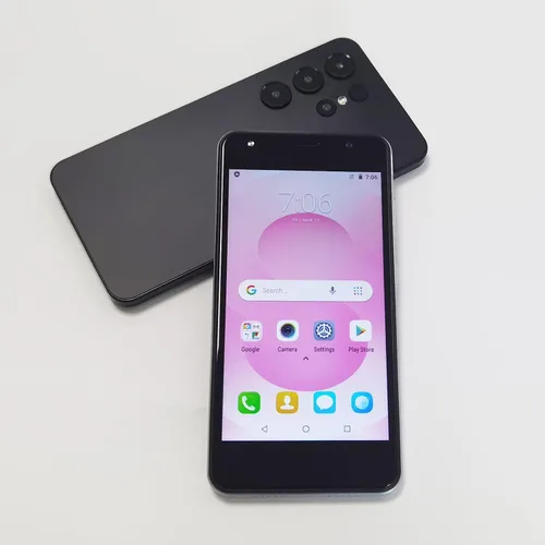 Vista 8 de Teléfono desbloqueable, compatible con red 4G. Teléfono Android, pantalla de 5.0 pulgadas, 2 GB de RAM + 16 GB de ROM/TF de 256 GB, doble SIM Azul