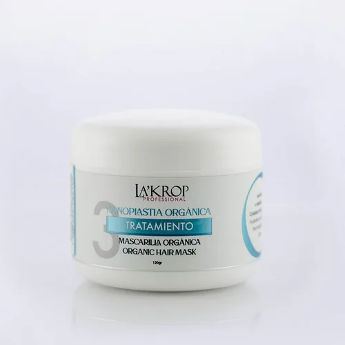 Vista 3 de LAKROP NANOPLASTIA ORGANICA 500ML QUERATINA TRATAMIENTO CABELLO - KERATINA PARA ALISAR EL PELO, PARA CABELLO SECO Y MALTRATADO - KERATINA ORGANICA