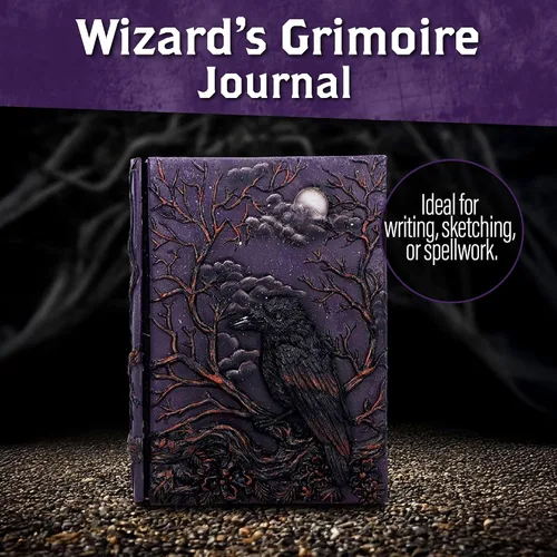 Vista 2 de Nemesis Now Raven's Grimoire Journal