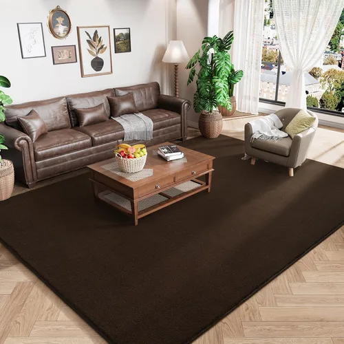 Vista 21 de Amearea Alfombra moderna lavable de 2 x 4 pies, color negro, alfombra de área pequeña para dormitorio, sala de estar, alfombra de espuma