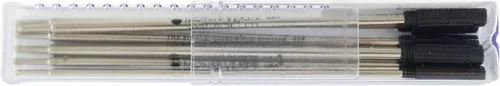Vista 4 de Monteverde Recambios de bolígrafo suave USA para adaptarse a bolígrafos cruzados, punta media, tinta negra, paquete de 6 – Solución de escritura