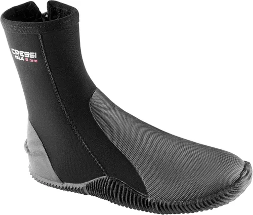 Vista 9 de Botas de agua de tripulación unisex para adultos para buceo, surf, barranquismo, grosor de neopreno de 5 mm - Isla: diseñado en Italia