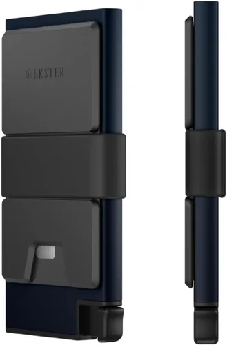 Vista 14 de Ekster Aluminum Cardholder Wallet for Men Metal Wallets with RFID Blocking Layer Slim & Minimalist Aluminum Wallet with Push Button for Quick