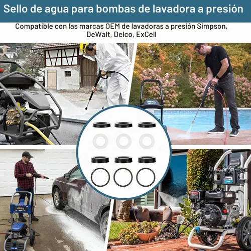 Vista 3 de 7106627 Kit de sello de bomba de lavadora a presión para limpieza Simpson