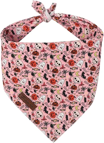 Vista 44 de Bandana de verano para mascotas - Bufanda triangular de rejilla de algodón cómoda para cachorros, pañuelo lavable para perros o gatos, niños